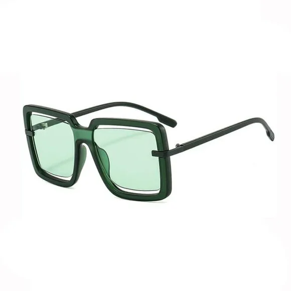 OVERSIZED SQUARE FRAME SUNGLASSES - Picture 2 of 4